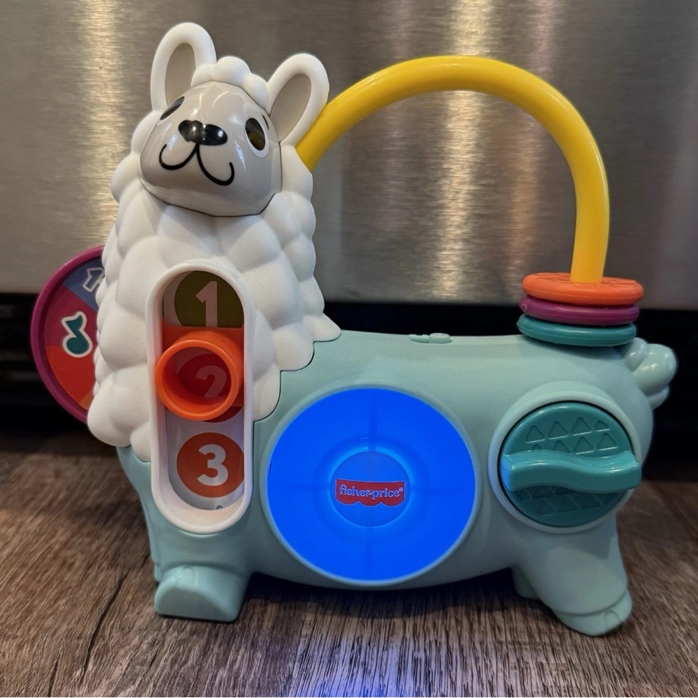 Fisher-Price Linkimals Llama Activity Toy - Blue and White